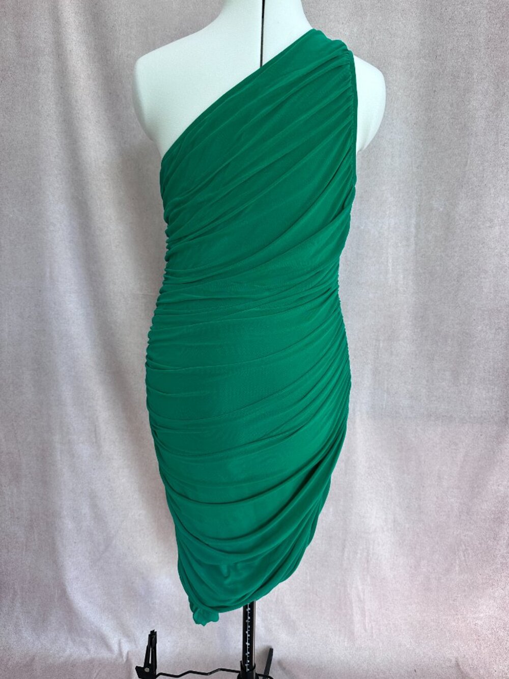 Emerald Green PRETTYGARDEN One Shoulder Midi Dresses for Women Summer, L - Picture 2 of 6